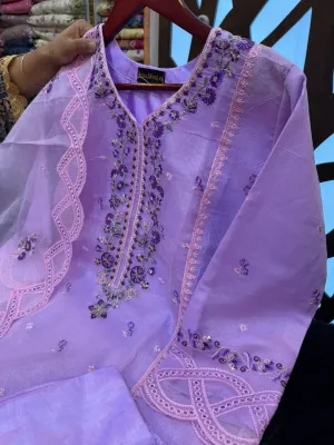 Stitched Organza Party Collection